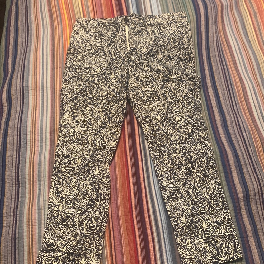 Cropped banana republic pants